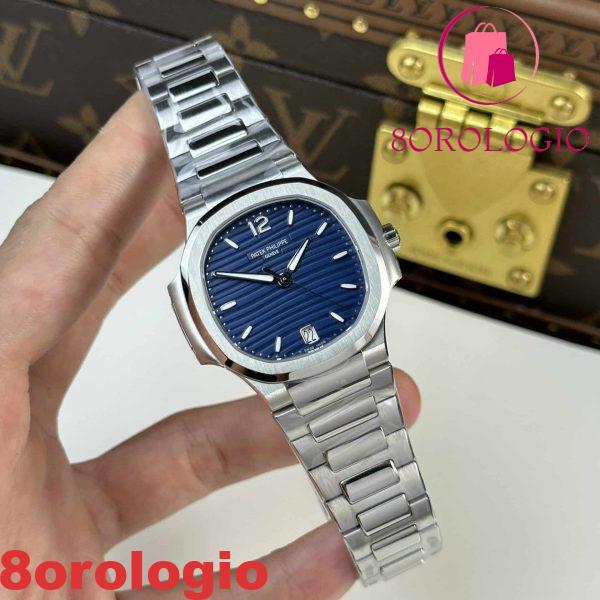 Patek Philippe Nautilus 7118/1A-001 Quadrante Blu Miglior Replica 35.2mm Orologio - immagine 3