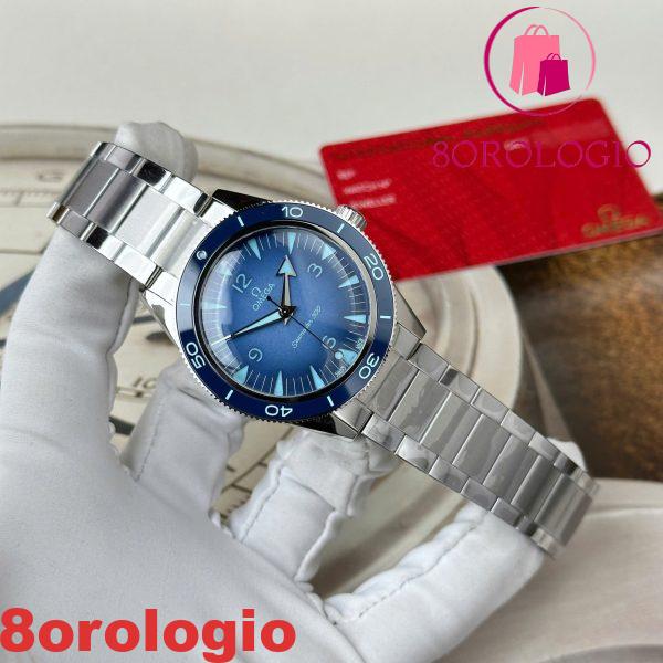 Omega Seamaster 300 Heritage Summer Blue Edition Replica VSF 41mm Migliore Orologio - immagine 6