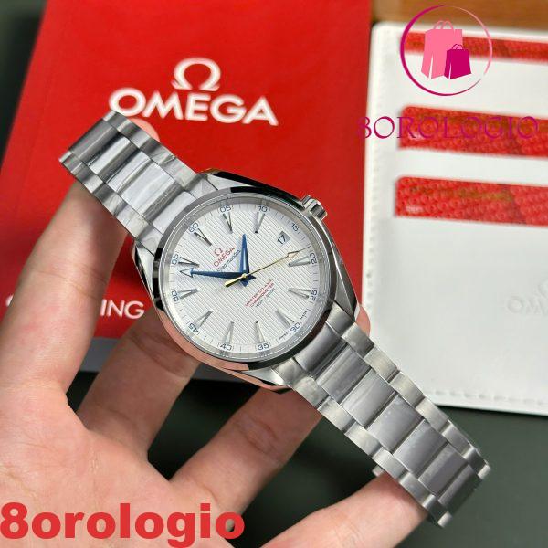 Omega Seamaster Aqua Terra 231.10.42.21.02.004 Quadrante Bianco Replica 1:1 Migliore VSF 41.5mm Orologio - immagine 4