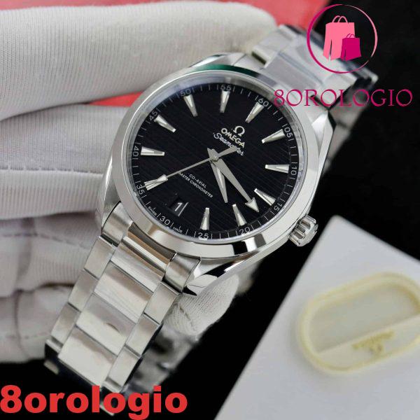 Omega Seamaster Aqua Terra Co-Axial Master Chronometer Quadrante Nero Replica Migliore VSF 41mm Orologio - immagine 5