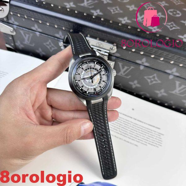 Omega Seamaster Aqua Terra GMT Worldtimer Quadrante Grigio Replica 1:1 VSF 43mm Orologio - immagine 6