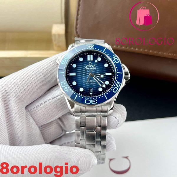 Omega Seamaster Diver 300M 210.30.42.20.03.003 Quadrante Blu Migliore Replica VSF 42mm Orologio - immagine 4