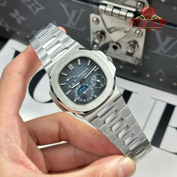 Patek Philippe Nautilus 5712/1A Quadrante Blu Replica di Alta Qualità PPF V3 40mm Orologio - immagine 3