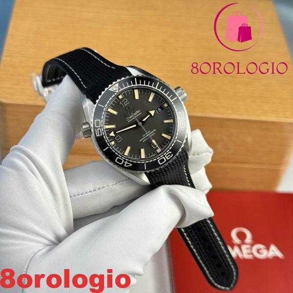 Omega Seamaster Planet Ocean 6000M Quadrante Grigio Cinturino in Gomma Replica Super Clone VSF 43.5mm Orologio - immagine 3