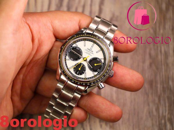 Replica Omega Speedmaster Racing Chronograph 326.30.40.50.04.001 Acciaio Quadrante Bianco 40mm Orologio - immagine 5