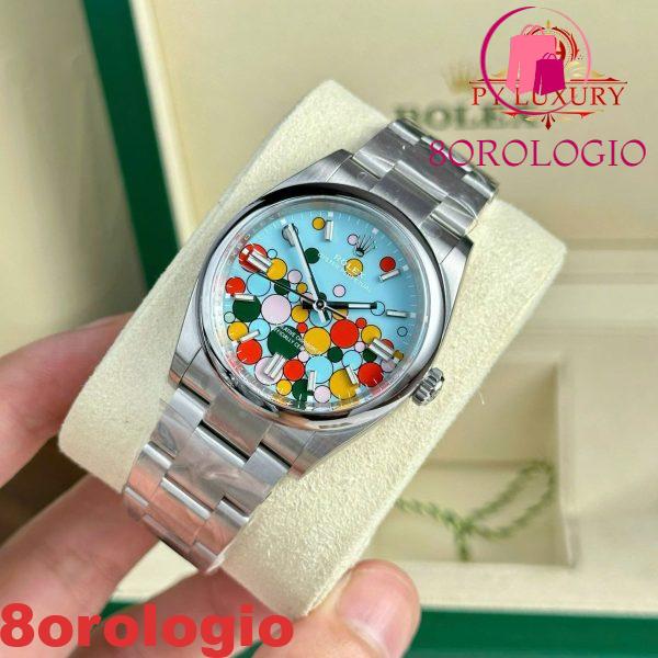 Rolex Oyster Perpetual 126000 Quadrante Celebration Migliore Replica Clean Factory 36mm Orologio - immagine 9