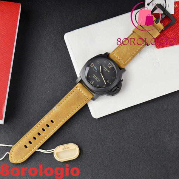 Panerai Luminor 1950 3 Days GMT Ceramica Quadrante Nero PAM01441 1:1 Migliore Replica VSF 44mm Orologio - immagine 4