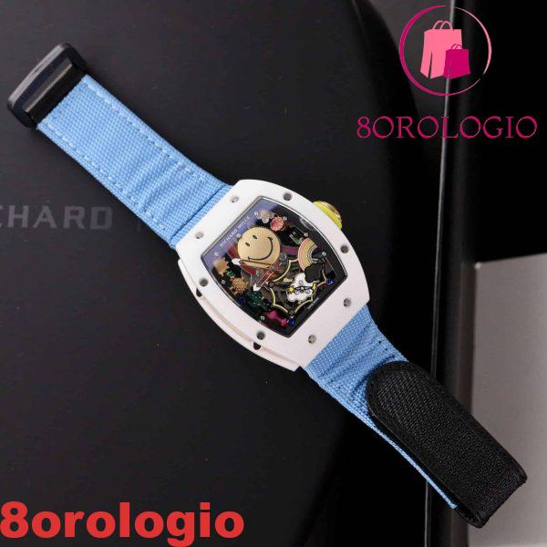 Replica Richard Mille RM 88 Automatic Tourbillon Smiley Ceramic 48.15 x 39.74 mm Orologio - immagine 4