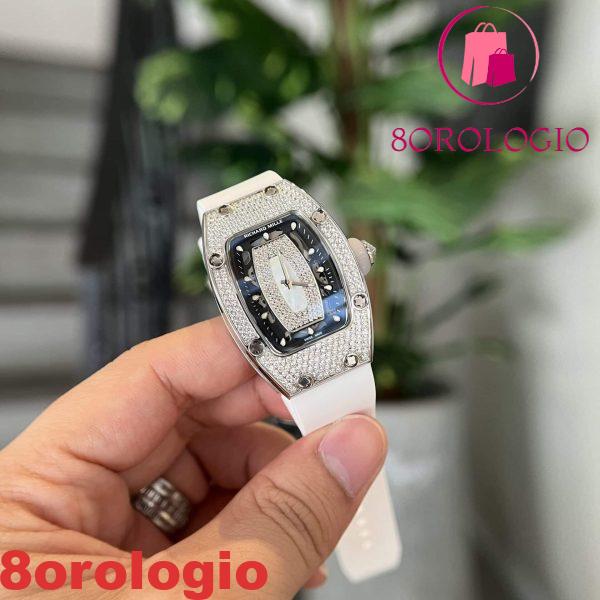Richard Mille RM07-01 Full Diamond MOP Lip Replica 45.32 X 32.3mm Orologio - immagine 3