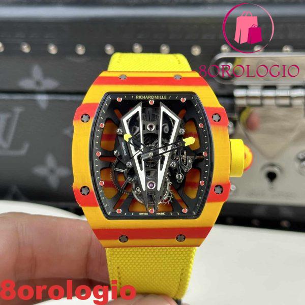 Richard Mille RM27-03 Rafael Nadal Tourbillon Carbon TPT Miglior Replica BBR 40.3mm Orologio - immagine 4