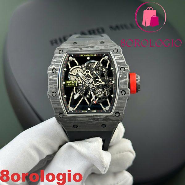 Richard Mille RM35-01 Rafael Nadal Carbon TPT Miglior Replica BBR V3 49.94mm X 44.5mm Orologio - immagine 7