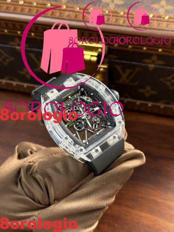 Richard Mille RM35-01 Rafael Nadal Zaffiro Migliore Replica Sonic Factory 42mm Orologio - immagine 6