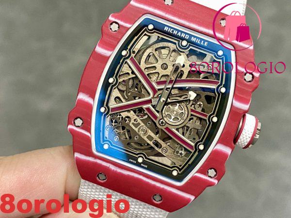 Richard Mille RM67-02 Mutaz Barshim Quart TPT Extra Flat Replica 1:1 Super Clone 38,7 X 47,52 mm Orologio - immagine 3