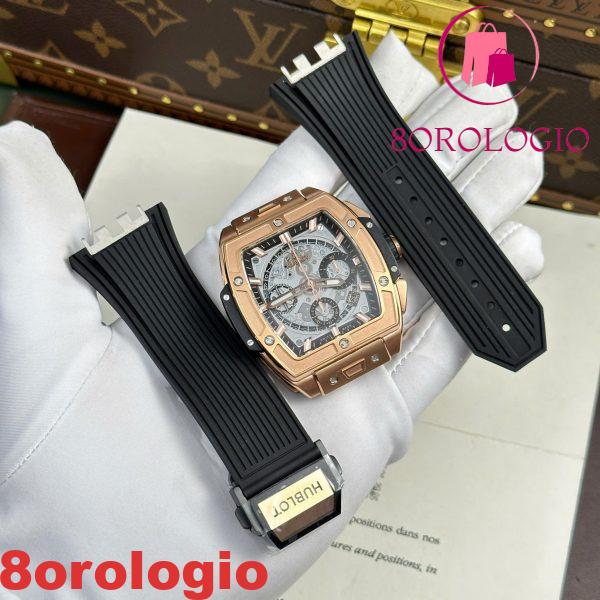 Hublot Spirit Of Big Bang King Gold Quadrante Grigio Miglior Replica 42mm Orologio - immagine 4