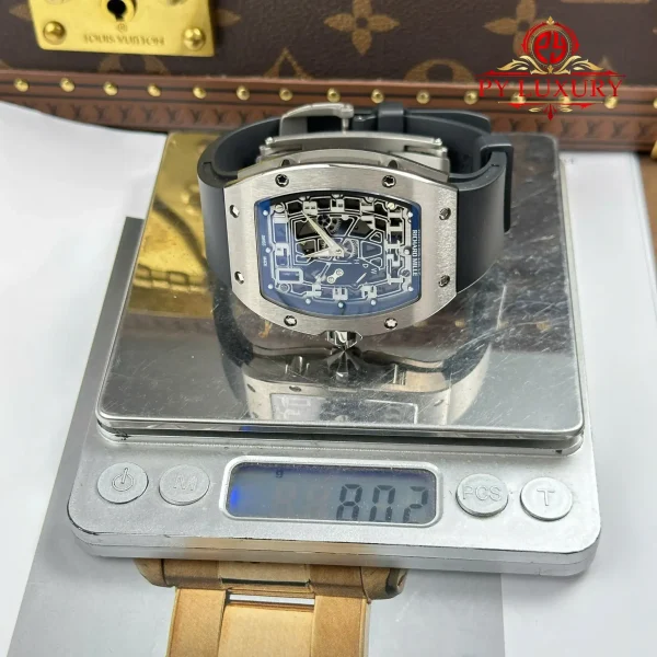 Richard Mille RM67-01 Titanio Extra-Piatto Cinturino in Gomma Miglior Replica 38.7mm X 47.5mm Orologio - immagine 8