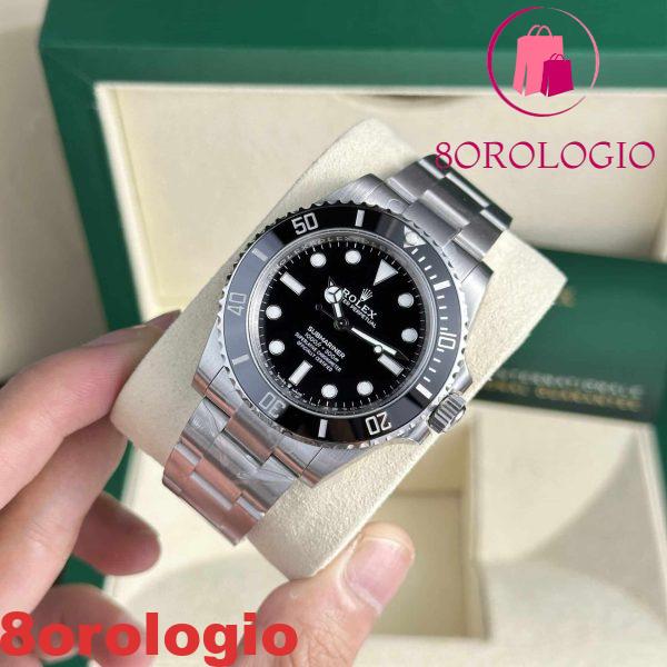 Replica 1:1 Rolex Submariner 124060 No Date Quadrante Nero 41mm Clean Factory Orologio - immagine 5