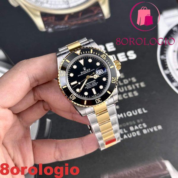 Rolex Submariner Date 126613LN-0002 Bicolore Oro Giallo Quadrante Nero VS Factory Miglior Replica 41mm Orologio - immagine 6