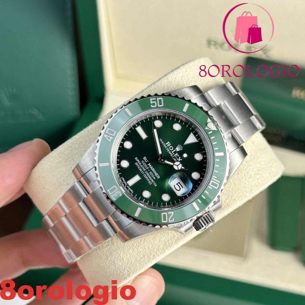 Rolex Submariner Hulk 116610LV Quadrante Verde Migliore Replica 40mm Orologio - immagine 6