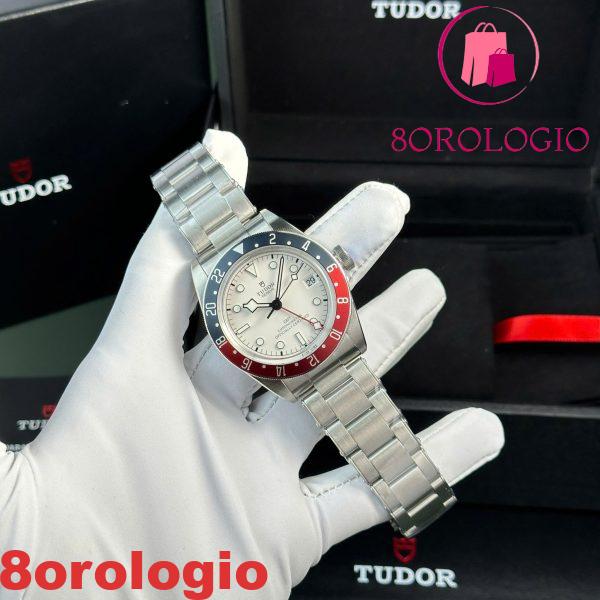 Tudor Black Bay GMT 79830RB-0010 Pepsi Quadrante Opalino 1:1 Miglior Replica ZF 41mm Orologio - immagine 4