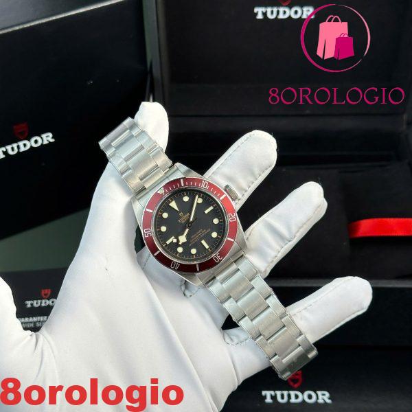 Replica Tudor Heritage Black Bay Quadrante Nero Lunetta Rossa 1:1 Migliore Clone ZF 41mm Orologio - immagine 4