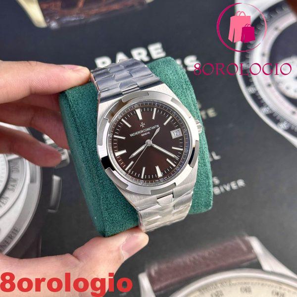 Vacheron Constantin Overseas 4500V Quadrante Marrone Migliore Replica PPF 41mm Orologio - immagine 6