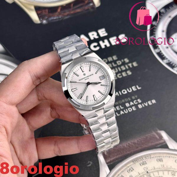 Vacheron Constantin Overseas 4500V Quadrante Bianco Replica PPF 41mm Orologio - immagine 6