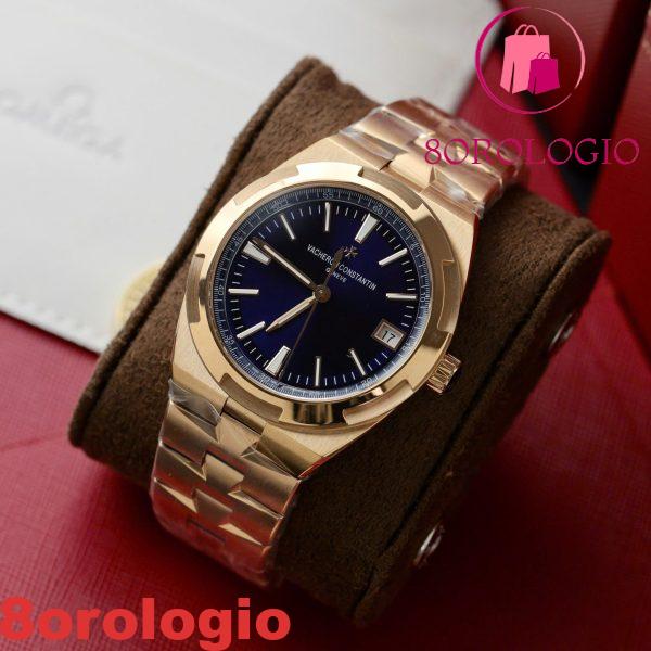 Vacheron Constantin Overseas 4500V/110R-B705 Oro Rosa Quadrante Blu Replica PPF 41mm Orologio - immagine 3