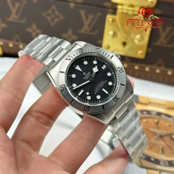 Tudor Black Bay Steel M79730-0006 Quadrante Nero Miglior Replica ZF 41mm Orologio - immagine 7