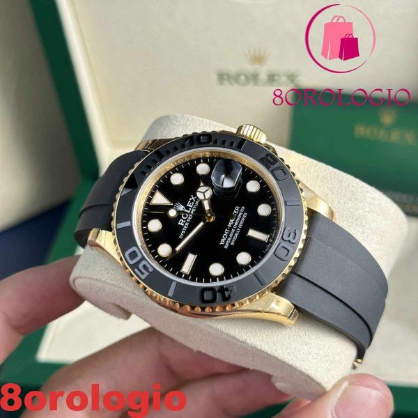 Replica di Alta Qualità Rolex Yacht-Master 226658 Oro Giallo Quadrante Nero 42mm Orologio - immagine 6