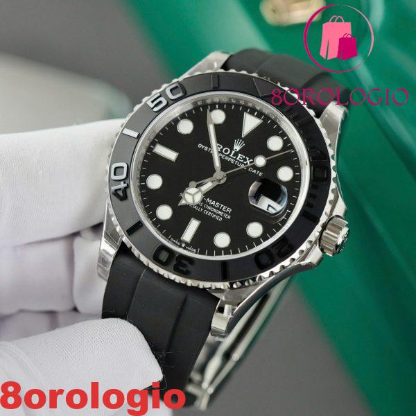 Rolex Yacht-Master 226659-0002 Quadrante Nero Oysterflex V3 149g Super Clone VSF 42mm replica Orologio - immagine 5