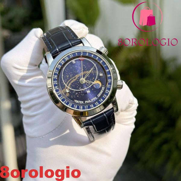 Patek Philippe Grand Complications 6102P-001 Quadrante Blu Replica 44mm Orologio - immagine 3