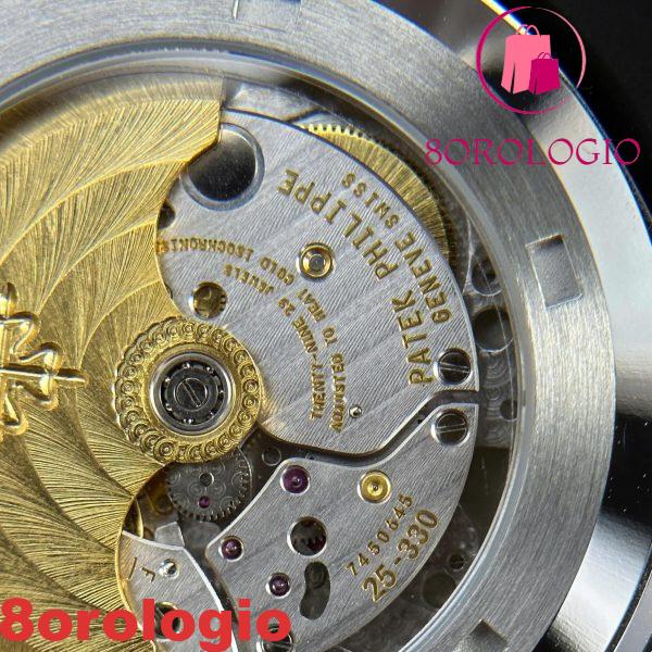 Replica Patek Philippe Aquanaut 5167A Quadrante Nero Custom Baguette Moissanite Modificato Max Options Super Clone 40mm Orologio - immagine 4