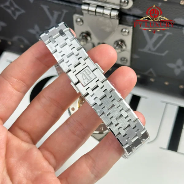 Audemars Piguet Royal Oak 15450ST Quadrante Blu Bracciale in Acciaio Replica di Alta Qualità APS Factory 37mm Orologio - immagine 4