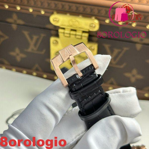 Audemars Piguet Code 11.59 Tourbillon Openworked 26600OR Oro Rosa Cinturino in Pelle 1:1 Migliore Replica APPF 41mm Orologio - immagine 4