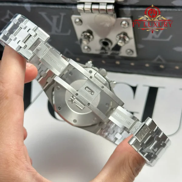 Audemars Piguet Royal Oak Chronograph 26331ST Quadrante Bianco 1:1 Best Replica APW 41mm Orologio - immagine 4