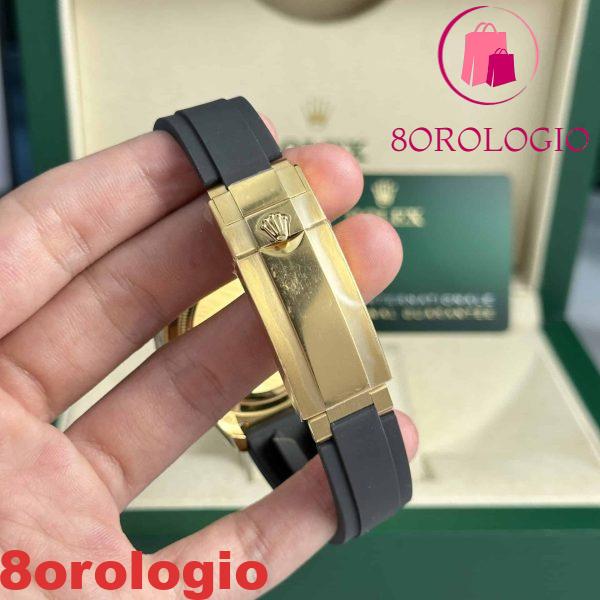Rolex Daytona 126518 Oro Giallo Quadrante Champagne Oysterflex 142g Super Replica 40mm Orologio - immagine 4
