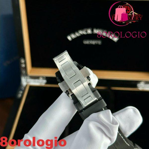 Franck Muller Grand Central Tourbillon Black Carbon Quadrante Arabo Replica Migliore 44mm Orologio - immagine 4