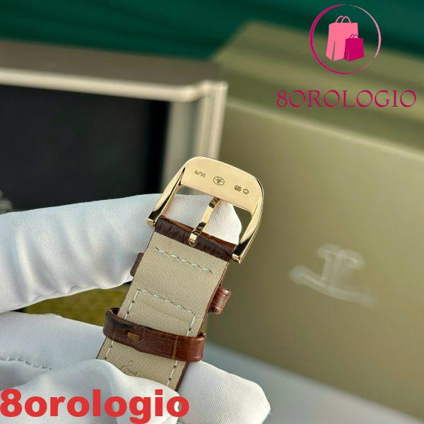 Jaeger-LeCoultre Master Ultra Thin Reserve De Marche Oro Rosa Quadrante Champagne Cinturino in Pelle Miglior Replica ZF 39mm Orologio - immagine 4