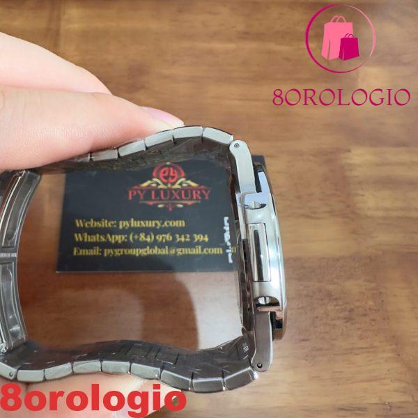 Patek Philippe Nautilus 5711/1300A-001 Quadrante Verde Diamanti Baguette CVD Replica 40mm Orologio - immagine 12