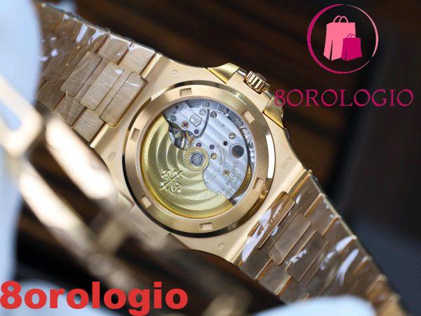 Patek Philippe Nautilus 5711/1R Quadrante Marrone 18K Orologio Placcato Miglior Replica 3KF 40mm Orologio - immagine 12