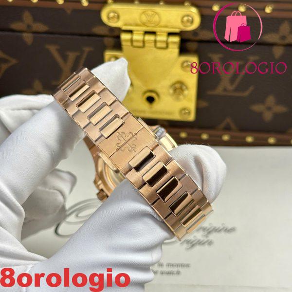 Patek Philippe Nautilus 7118/1300R-001 Quadrante in Oro Oro Rosa Replica 1:1 3KF 35,2mm Orologio - immagine 12
