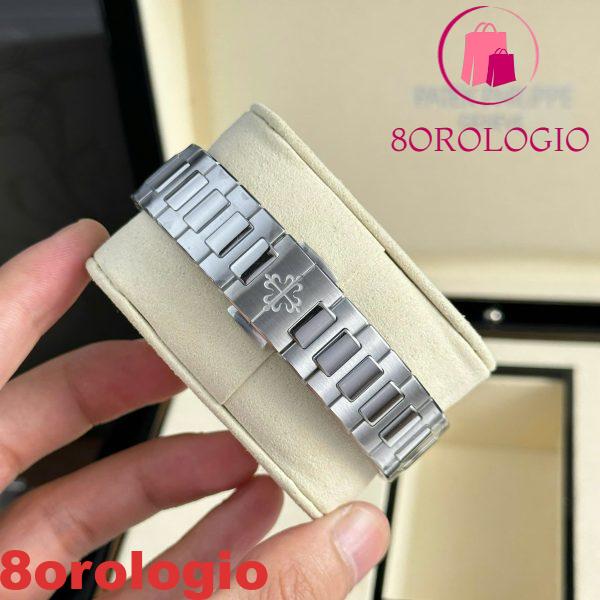 Patek Philippe Nautilus 7118/1A-010 Acciaio Quadrante Bianco Replica Migliore 3KF 35,2mm Orologio - immagine 12