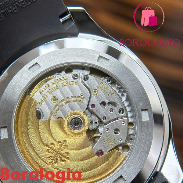 Patek Philippe Aquanaut 5167A-001 Quadrante Nero Modificato Opzioni Massime Super Clone Replica Migliore 40.8mm Orologio - immagine 4