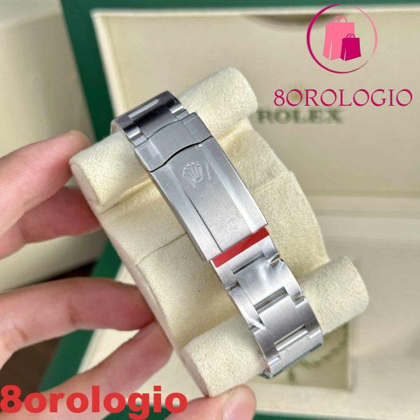 Rolex Oyster Perpetual 41 124300-0005 Quadrante Verde Migliore Replica Clean Factory Orologio - immagine 4