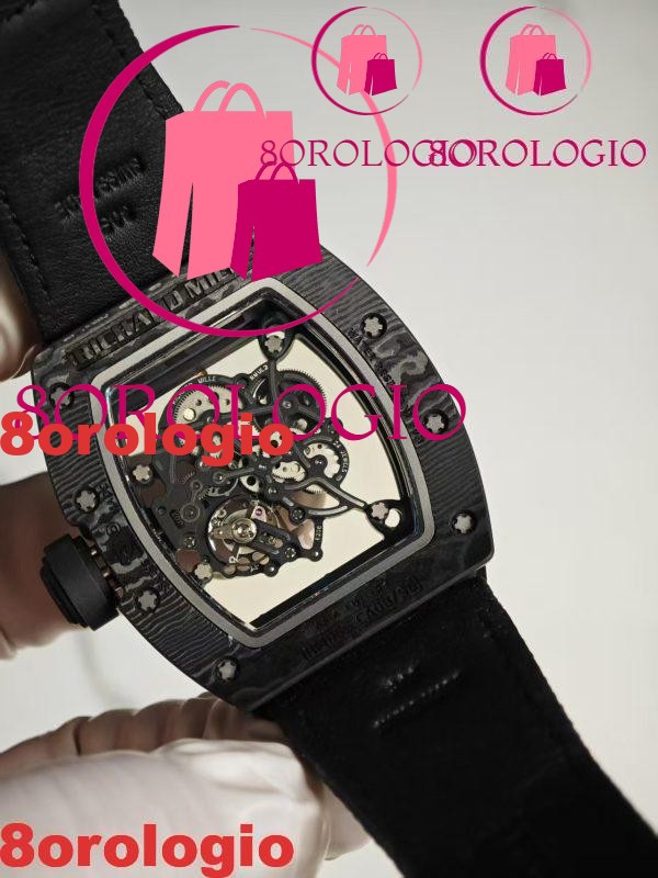 Richard Mille RM055 Bubba Watson Asia Edition Replica Custom Made NTPT Carbonio di Alta Qualità Movimento Vaucher Esclusivo Orologio - immagine 4