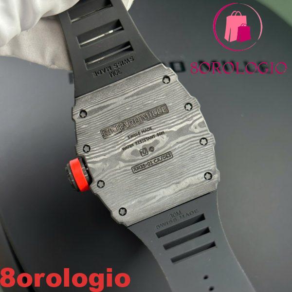 Richard Mille RM35-01 Rafael Nadal Carbon TPT Miglior Replica BBR V3 49.94mm X 44.5mm Orologio - immagine 4