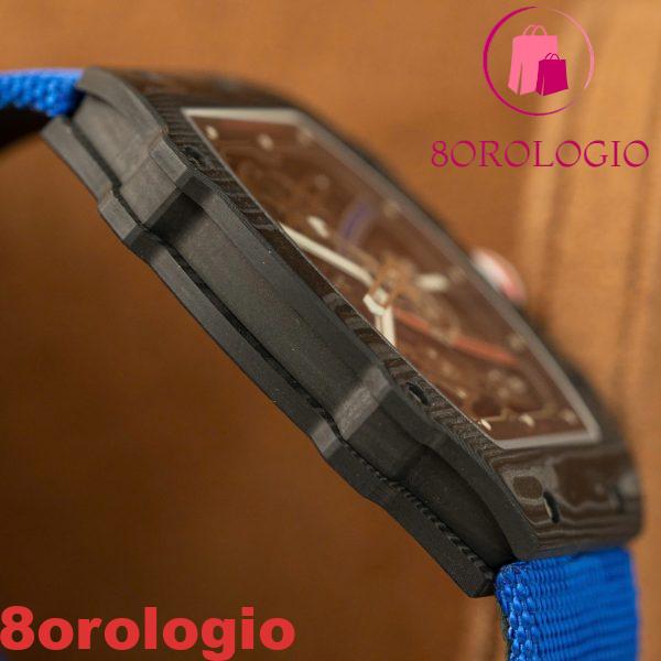 Richard Mille RM67-02 Carbon NTPT Sébastien Ogier Extra Flat Migliore Replica Super Clone 38.7 X 47.52mm Orologio - immagine 4
