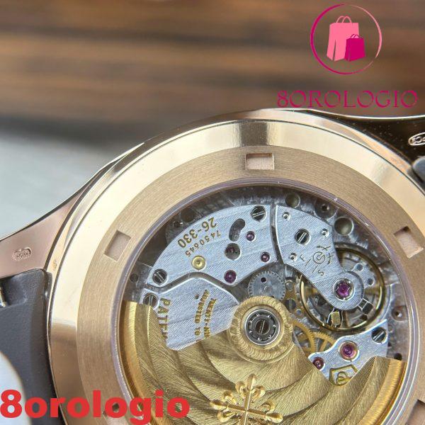 Patek Philippe Aquanaut 5167R-001 Oro Rosa Versione Modificata Quadrante Marrone + Lancette + Movimento Super Clone Migliore Replica 40.8mm Orologio - immagine 4