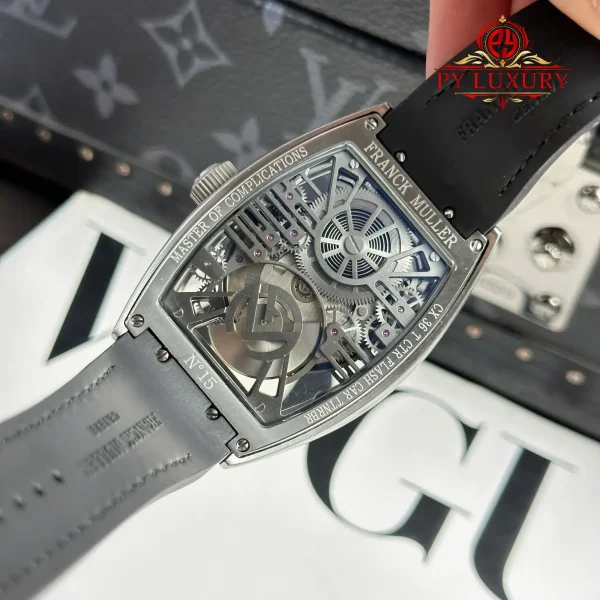 Franck Muller Curvex CX Grand Central Tourbillon Skeleton Dial Miglior Replica 36 X 53.1mm Orologio - immagine 4