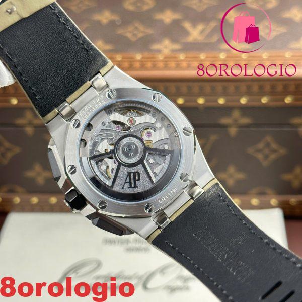 Audemars Piguet Royal Oak Offshore Chronograph 26420SO Quadrante Taupe Fumato Cinturino in Pelle Best Replica 43mm Orologio - immagine 4